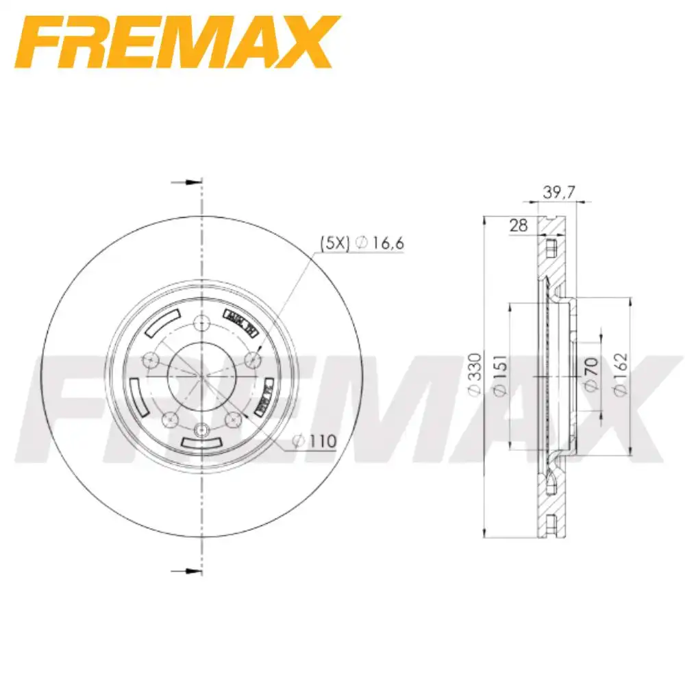 DISCO FREIO DIANTEIRO TORO 2.2 16V 2025 ACIMA