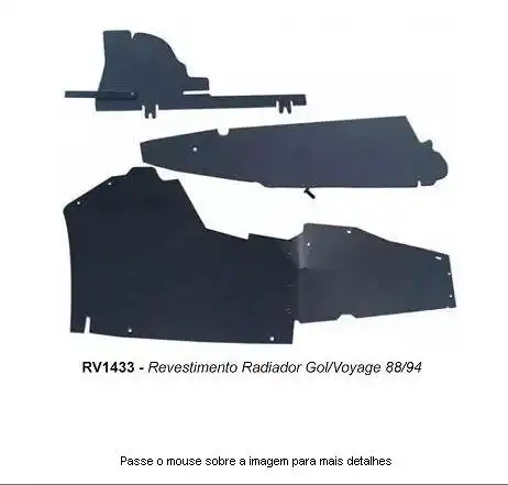 PAPELAO RADIADOR GOL,V.P.S. 87/ (KIT)