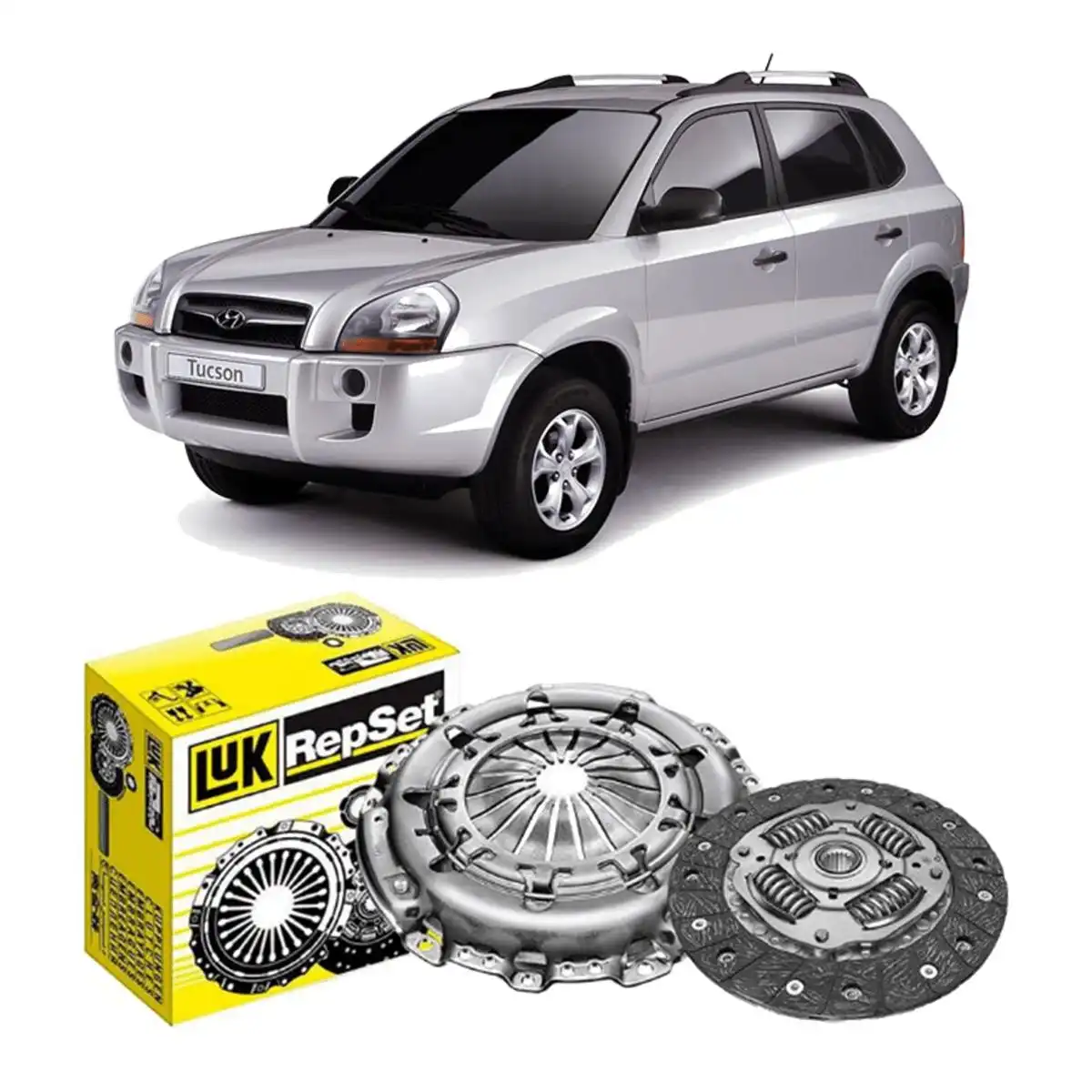 KIT EMBREAGEM HYUNDAI TUCSON 2.0 16V 2004 A 2010 S/ROLAMENTO