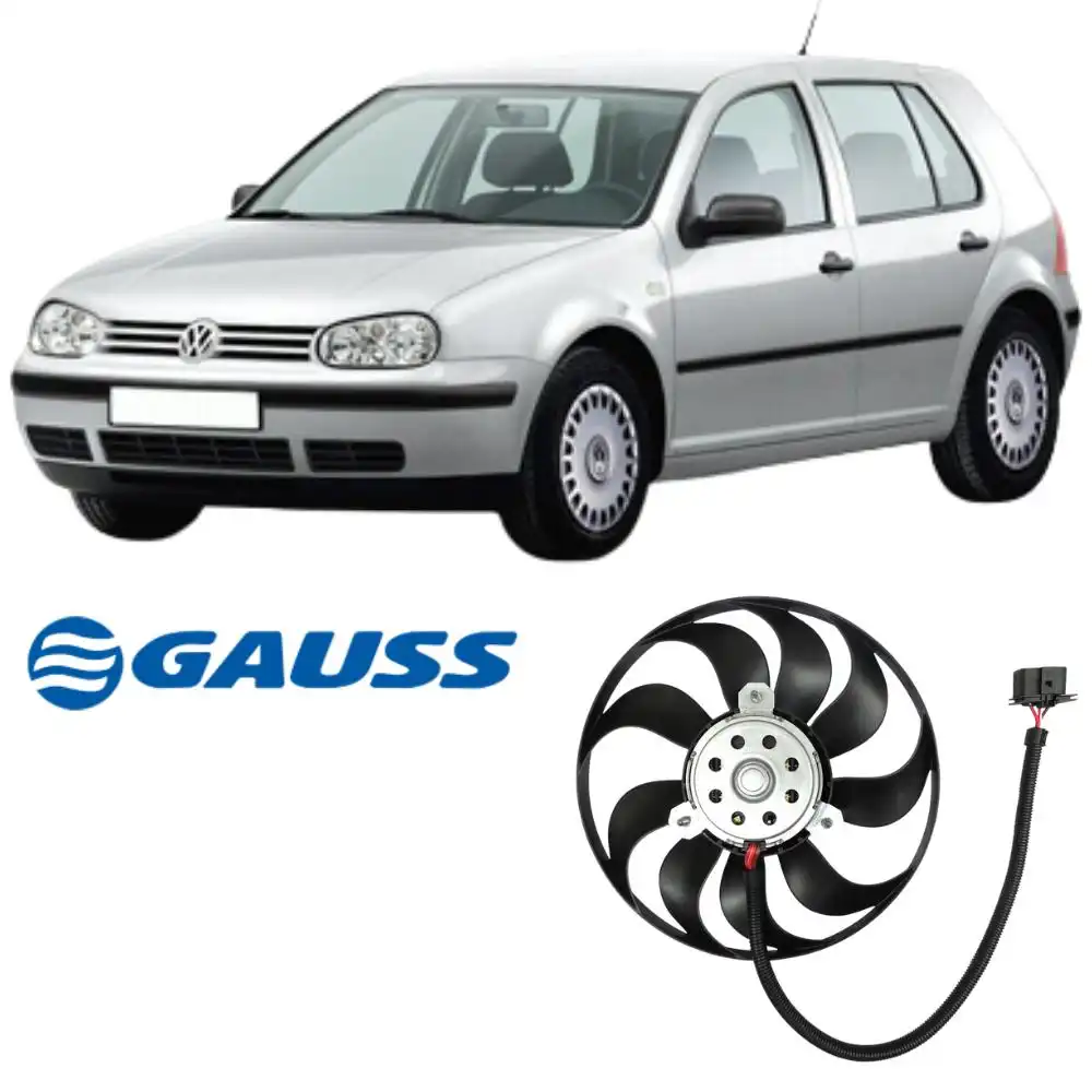 ELETRO VENTILADOR RADIADOR GOLF 1.6 2002 A 2006