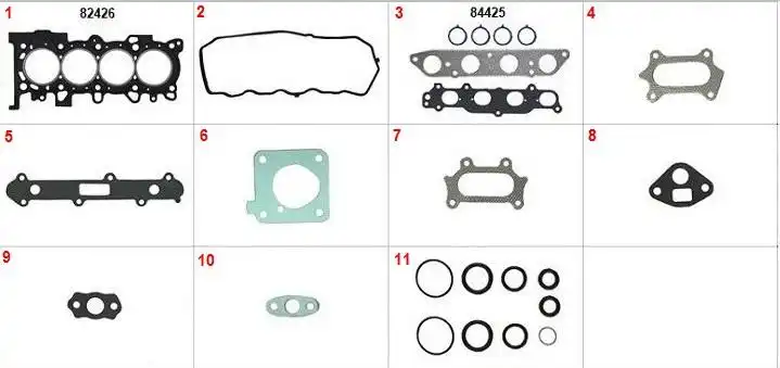 JUNTA MOTOR SUP HONDA CITY 1.5 16V 2014/ S/ RETENTOR FIBRA