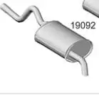 SILENC TRAS RENAULT CLIO 1.0 8/16V 99/ HATCH