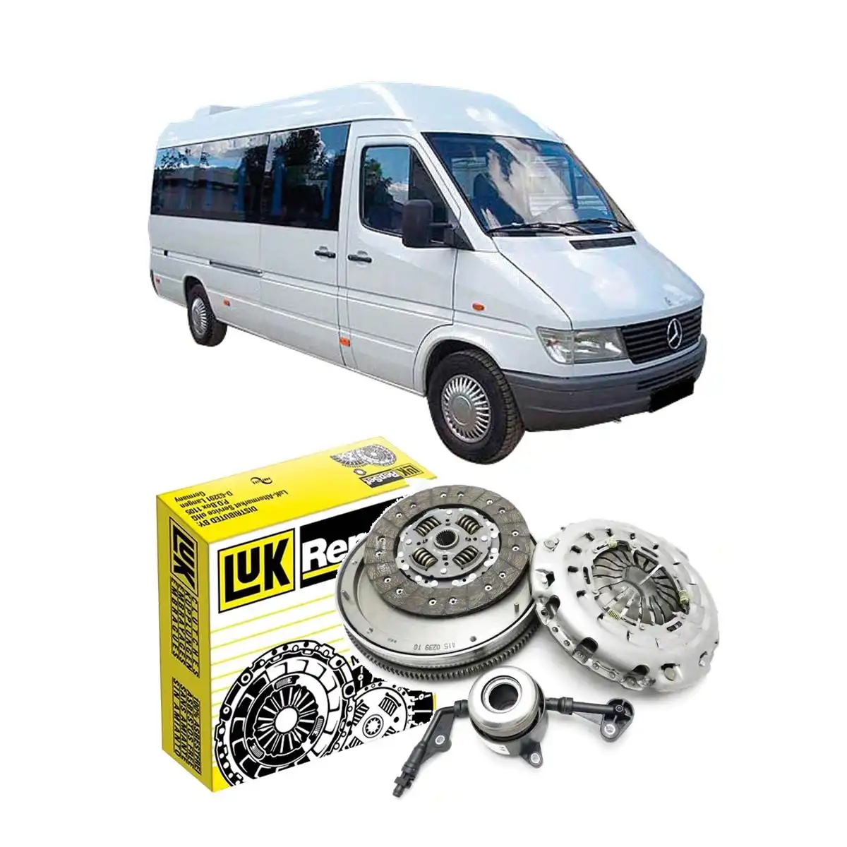 KIT EMBREAGEM MERCEDES BENZ SPRINTER 311 313 413 CDI MB OM-6