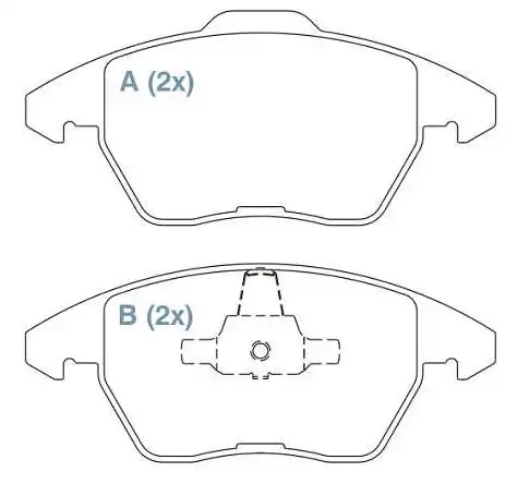PASTILHA FREIO DIANTEIRA LAND ROVER EVOQUE 2011/ CERAMICA
