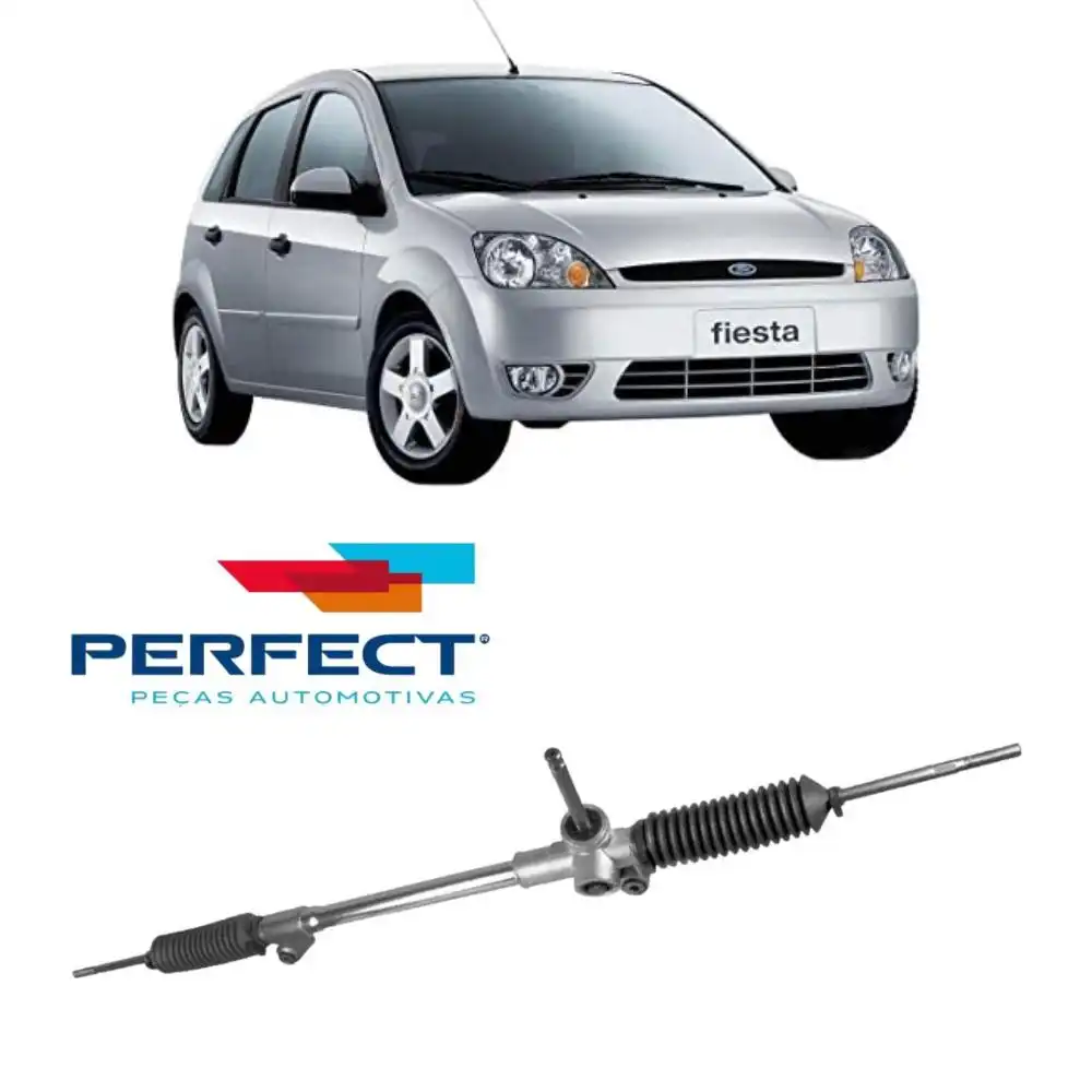 CAIXA DIRECAO FIESTA 2002 A 2014 MECANICA C/ BARRA AXIAL