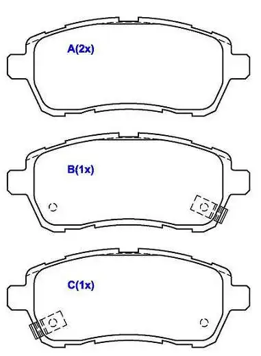PASTILHA FREIO DIANTEIRA NEW FIESTA 2010/ SISTEMA LUCAS