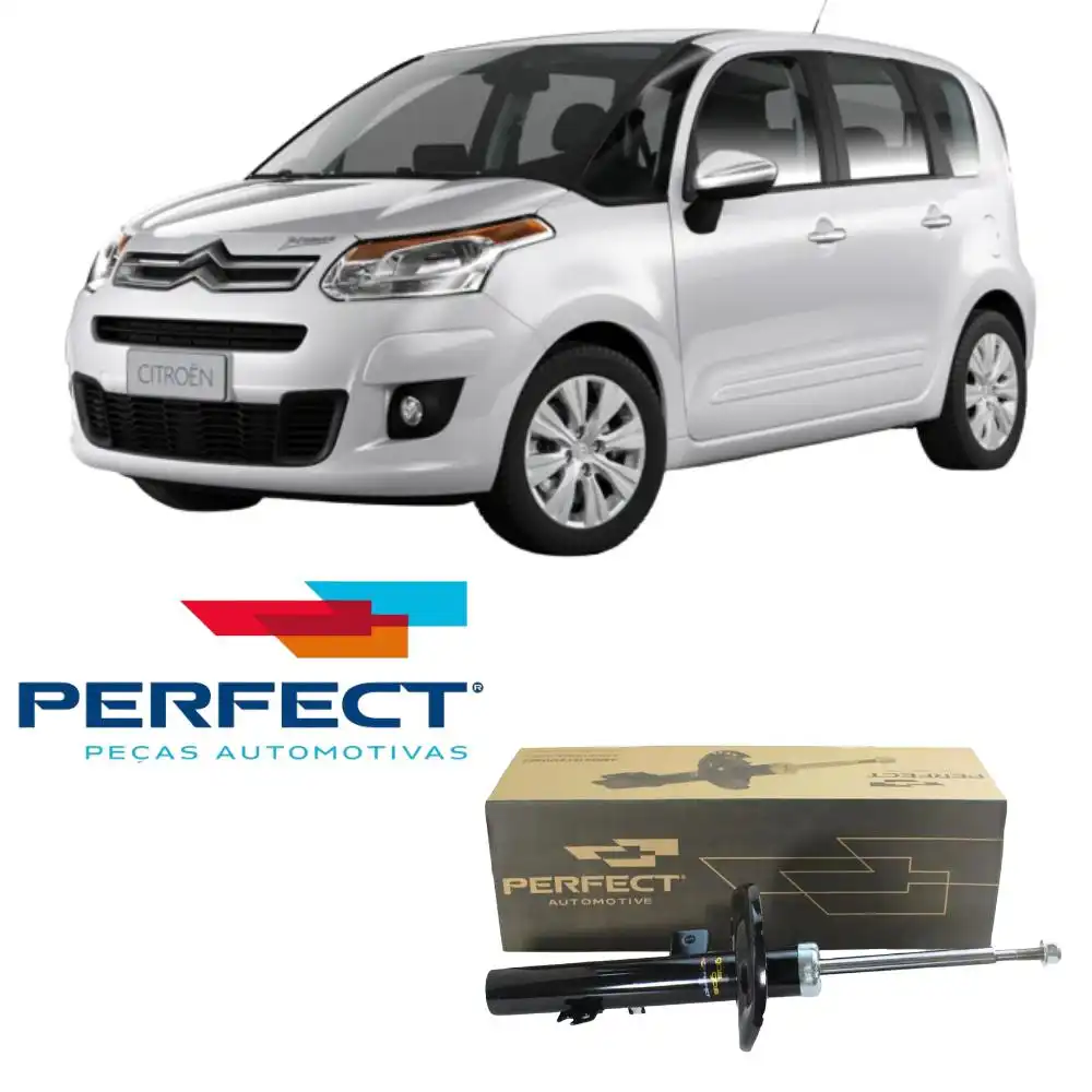 AMORTECEDOR DIANTEIRO CITROEN C3 PICASSO 2011 A 2021 ESQUERD