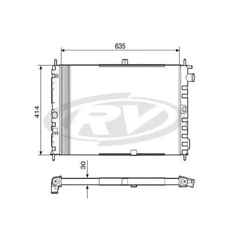RADIADOR MONZA KADETT EFI 91/ C/S AR