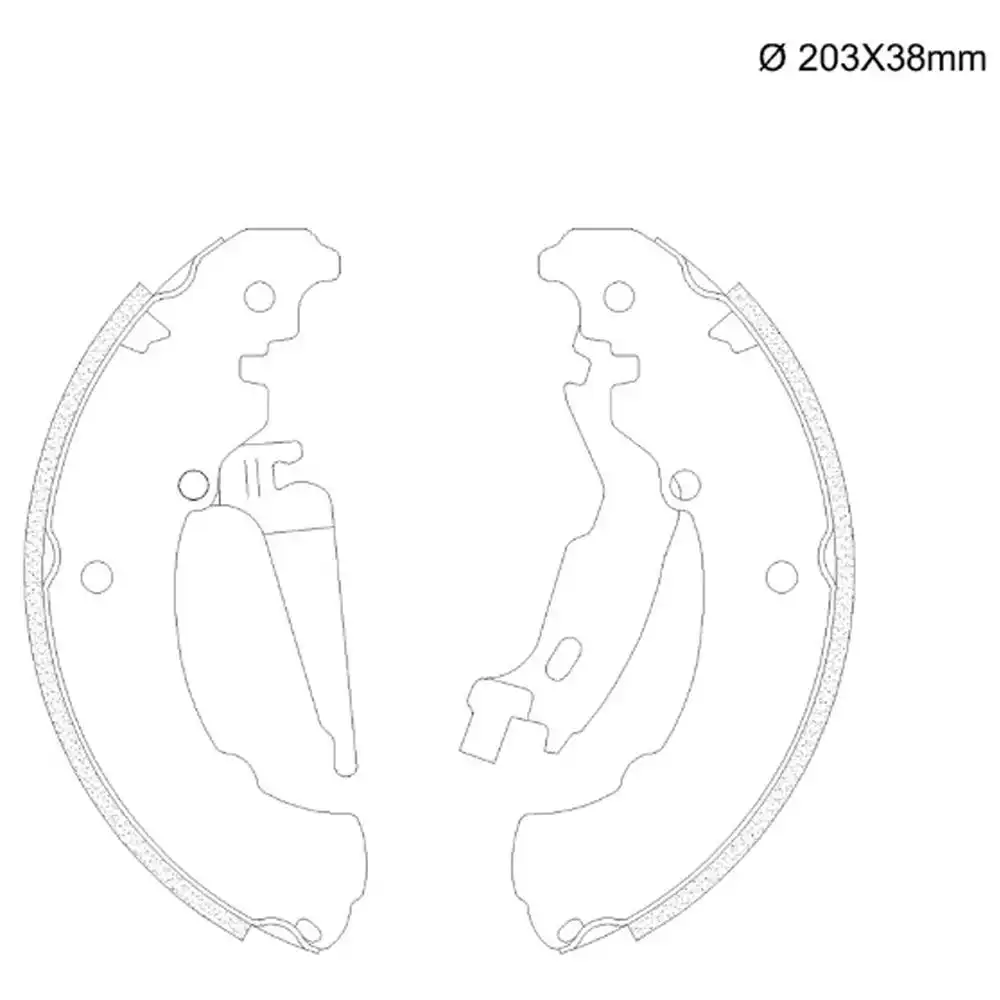 SAPATAS FREIO FIAT GRAND SIENA 12/ S/ABS