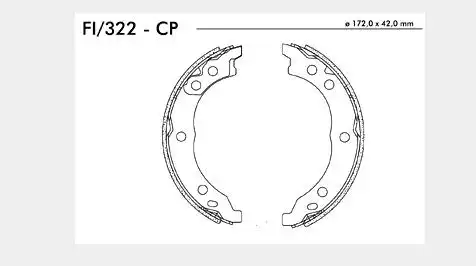 SAPATAS FREIO FIAT DUCATO 05/  (FREIO MAO)