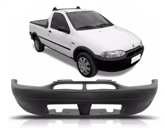 PARACHOQUE DIANT FIAT STRADA WORKING 99/01 PRETO TEXTURIZADO