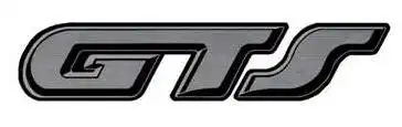 EMBLEMA ADESIVO GTS PTA TRAS