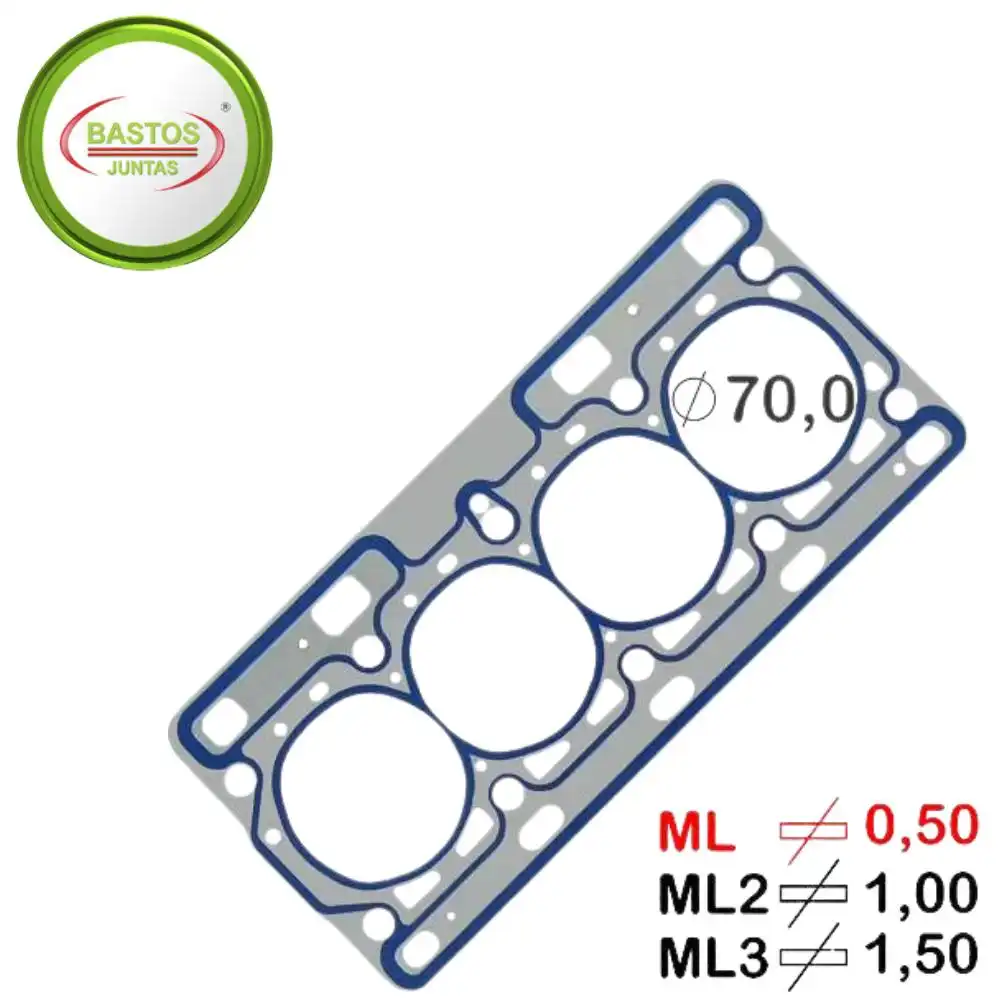JUNTA CABECOTE PEUGEOT 206 CLIO 1.0 16V 1999/ METAL