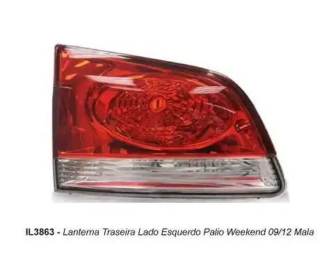 SINAL TRAS FIAT PALIO WEEKEND 2009 EM DIANTE ESQ (MALA)