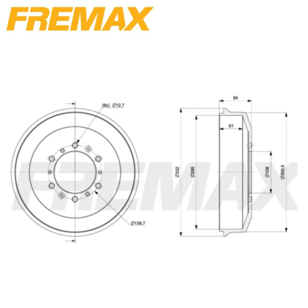 DISCO FREIO TRASEIRO FIAT TITANO 2.2 2024 ACIMA