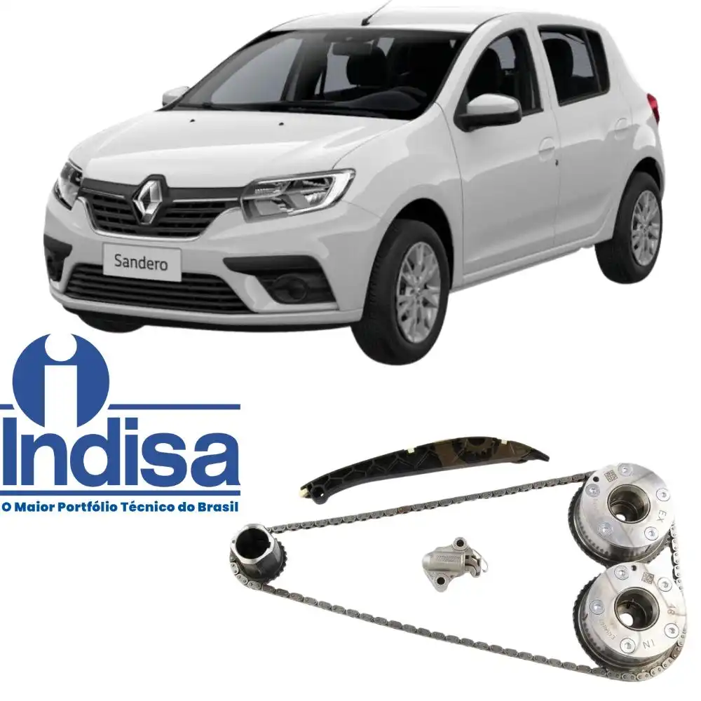 KIT CORRENTE LOGAN 1.0 12V 2018 ACIMA