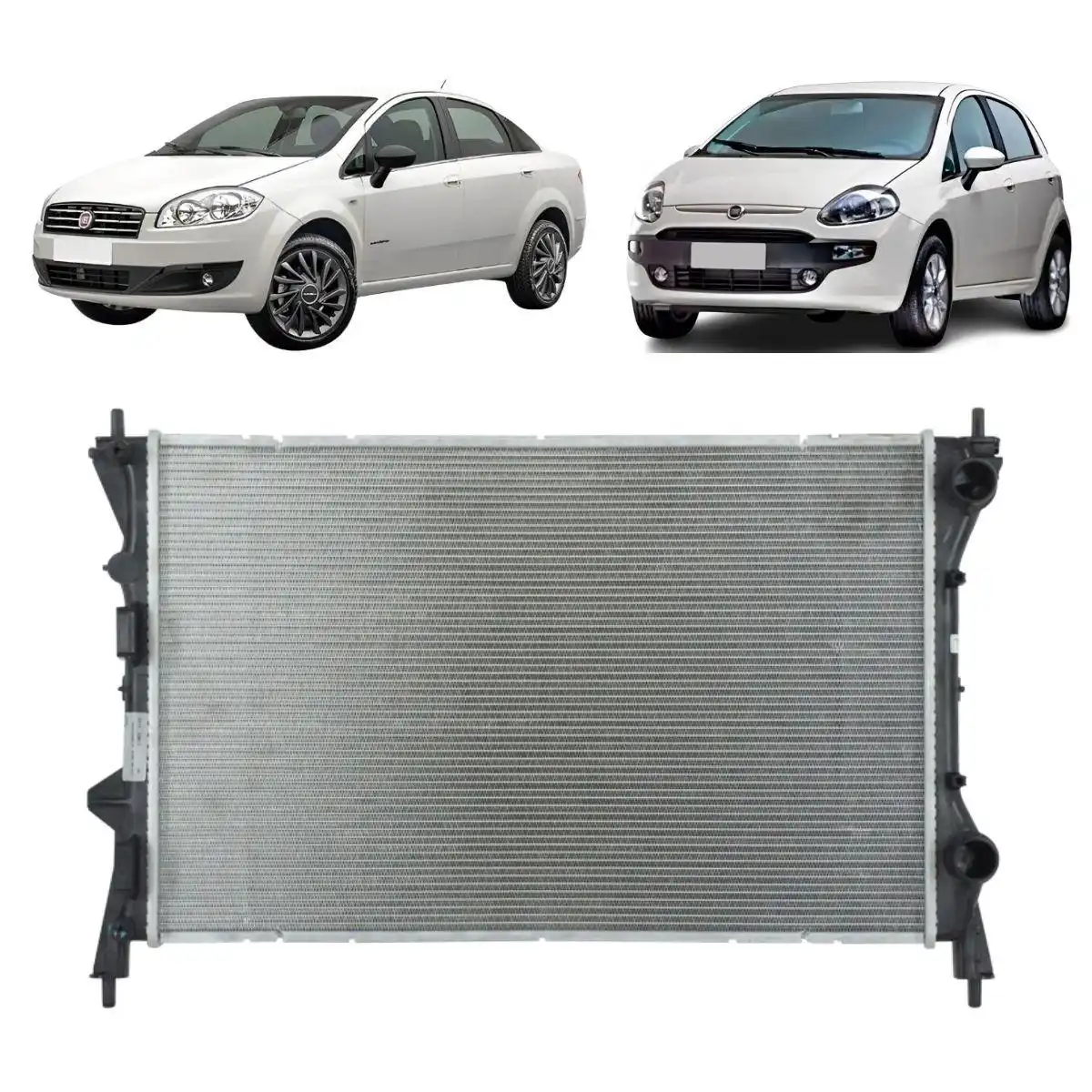 RADIADOR FIAT LINEA PUNTO 1.6 1.9 2008 A 2015