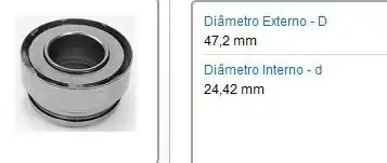 ROLAM SANFONA HOMOC FIAT UNO 91/... FURO 24,4MM