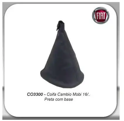 SANFONA ALAVANCA CAMBIO MOBI 16/ PRETA C/BASE