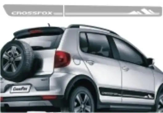 FAIXA LATERAL CROSSFOX 10/11 CINZA