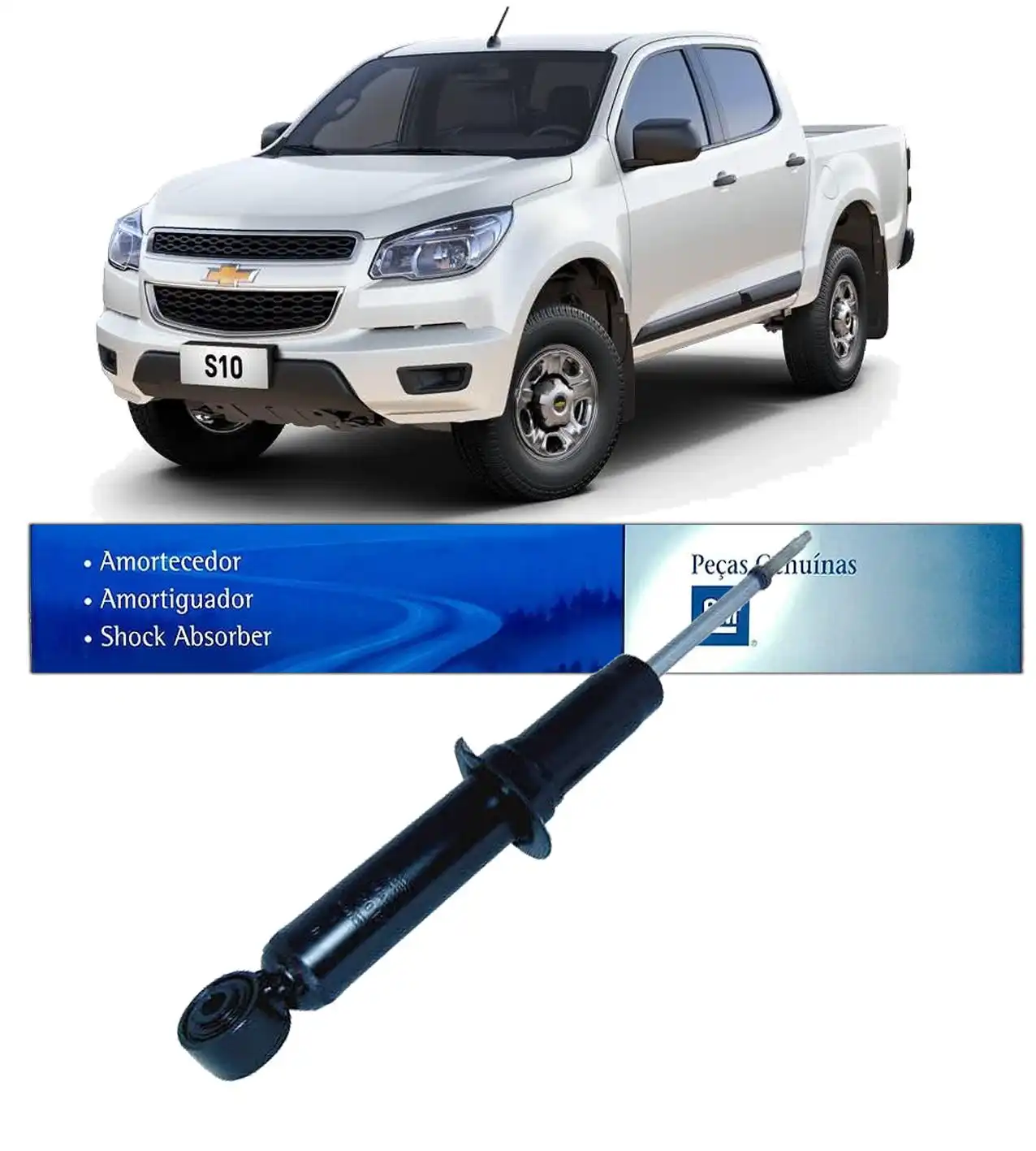 AMORTECEDOR DIANTEIRO S-10 2012 A 2021