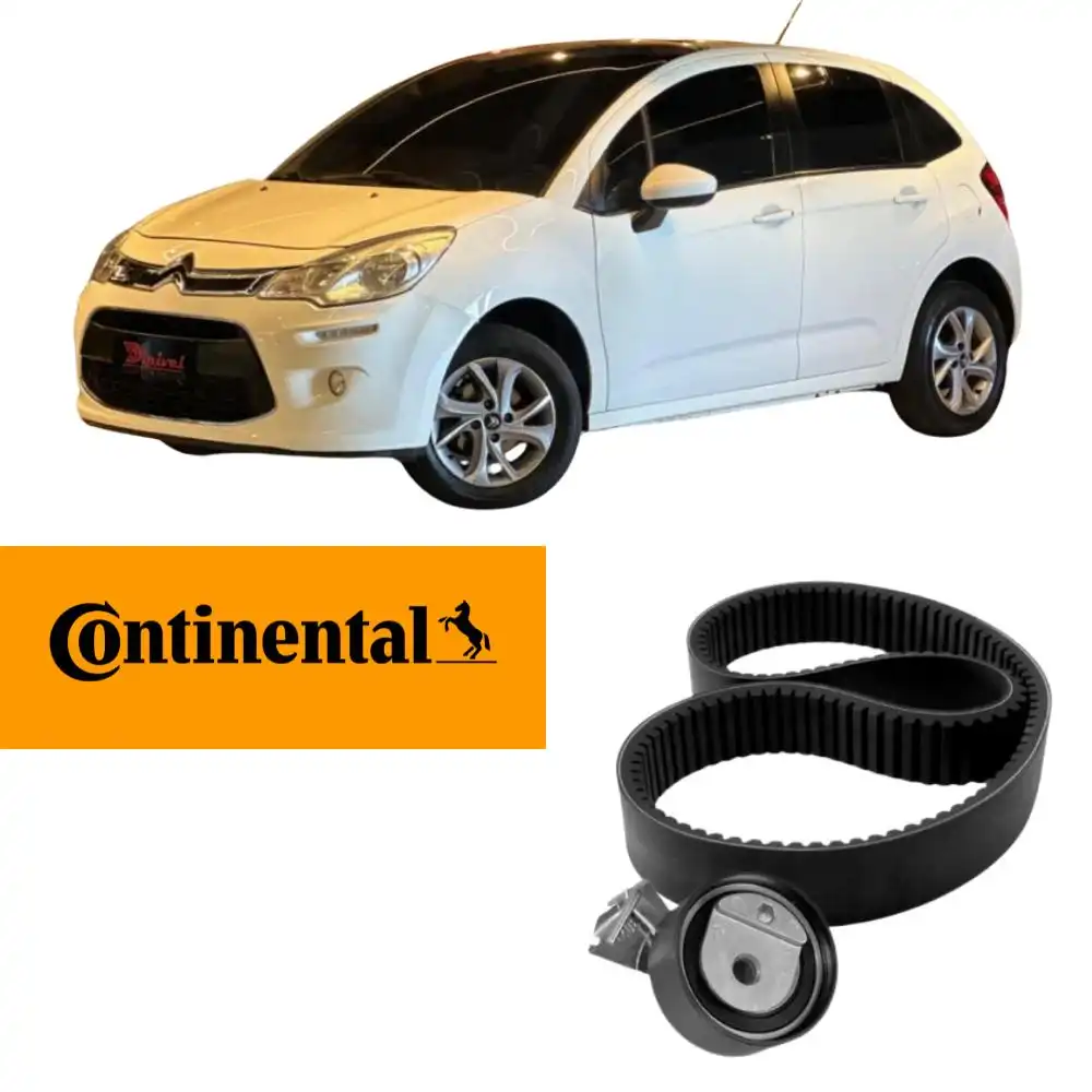 KIT CORREIA DENTADA C3 1.5 8V 2013 ACIMA
