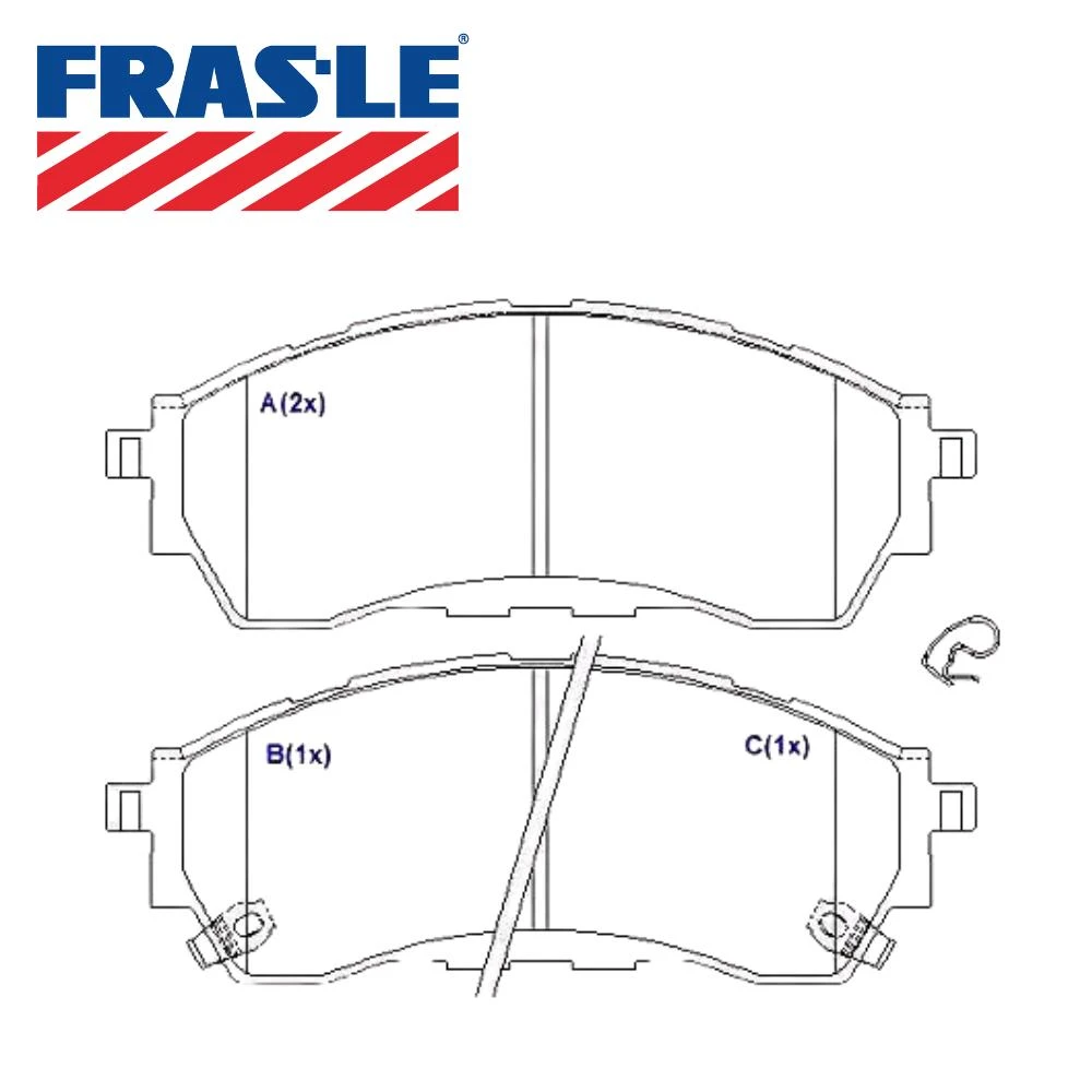 PASTILHA FREIO DIANTEIRA RANGER RAPTOR 3.0 V6 2023 A 2024
