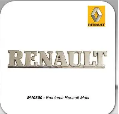 EMBLEMA PORTA MALA RENAULT