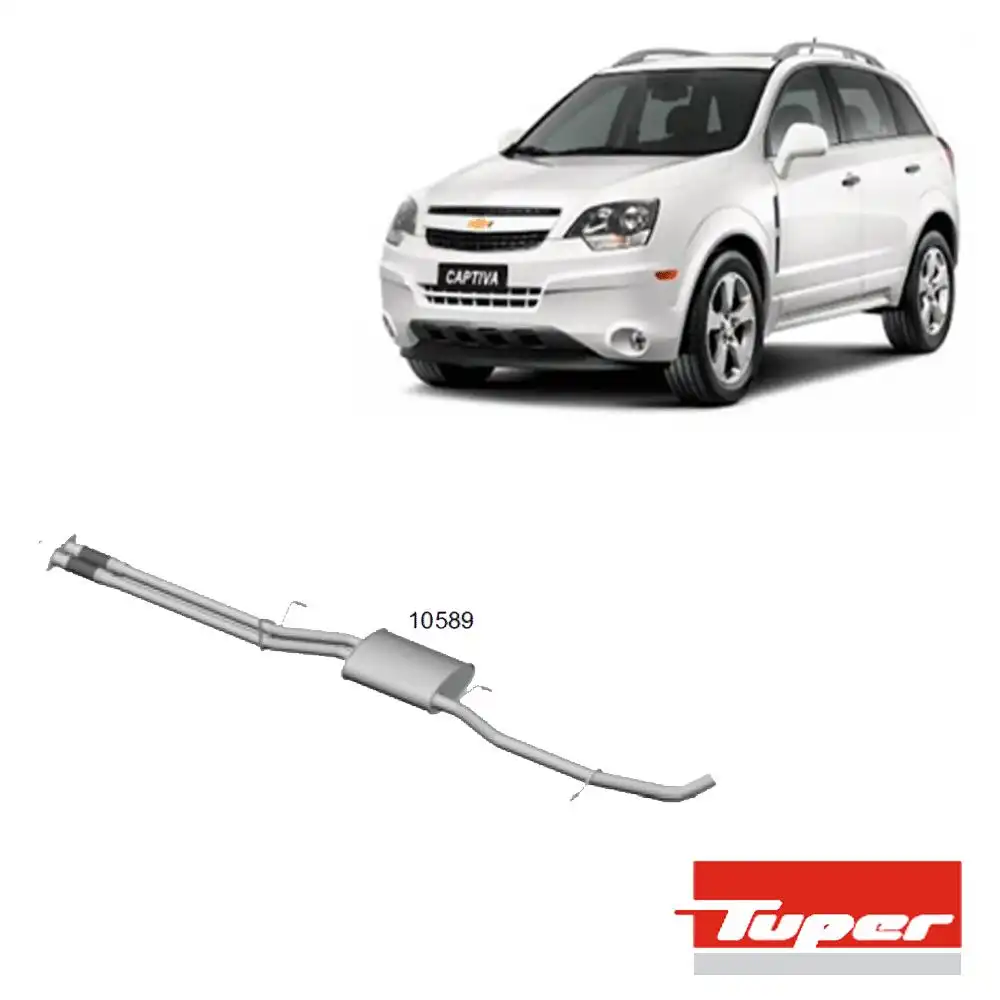 SILENCIOSO INTERMEDIARIO CAPTIVA 3.6 V6 2008 A 2010 COM FLEX