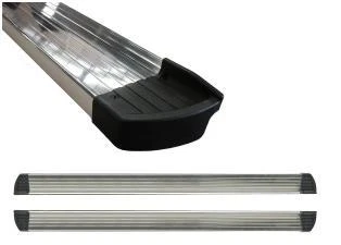 ESTRIBO LATERAL FRONTIER 2003 A 2007 CAB.DUPLA ALUMINIO POL