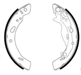 SAPATAS FREIO NEW FIESTA 1.6 16V 2010/