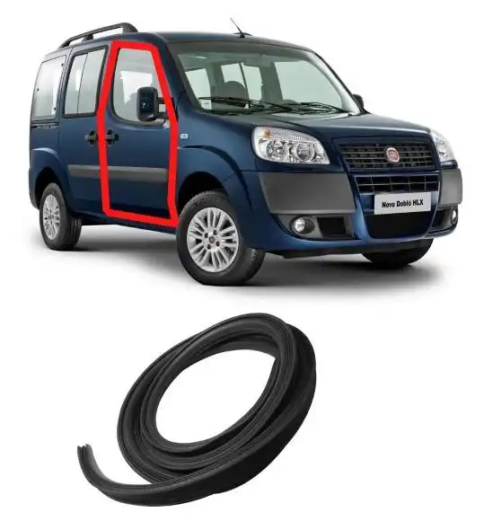 BORRACHA PORTA DIANTEIRA FIAT DOBLO TODAS
