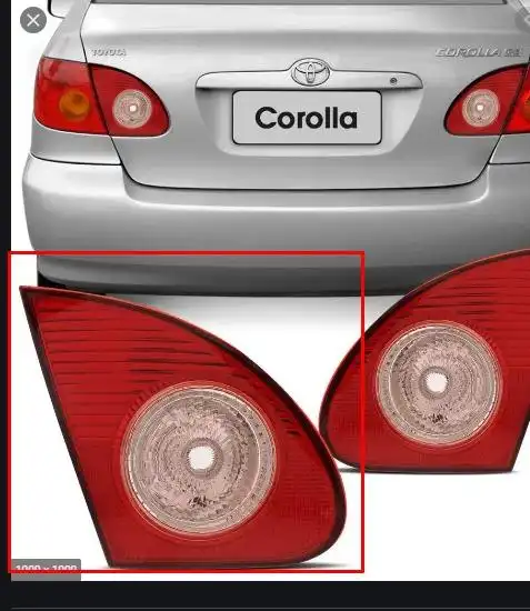 SINAL TRAS TOYOTA COROLLA 03/08 ESQ TAMPA