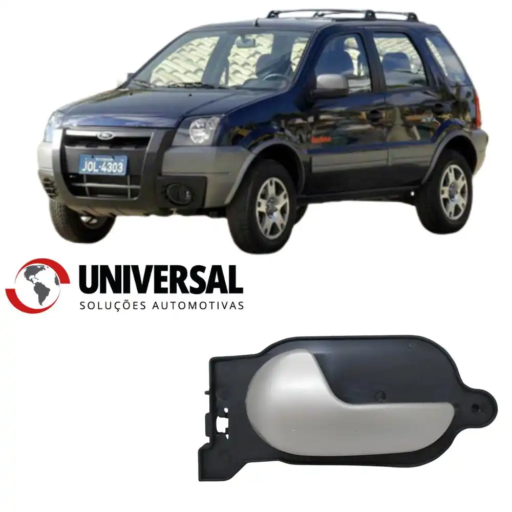 MACANETA INT FIESTA 03/ ECOSPORT 03/ DIANT/TRAS ESQ (CINZA)