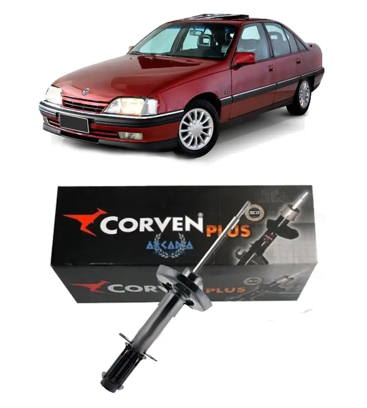 AMORTECEDOR DIANTEIRO OMEGA 4 CILINDROS