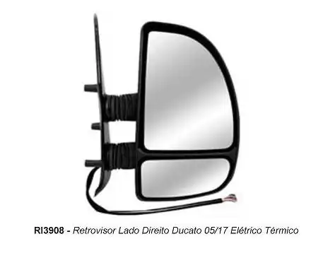 ESPELHO EXT FIAT DUCATO 05/17 ELETRICO TERMICO DIREITO