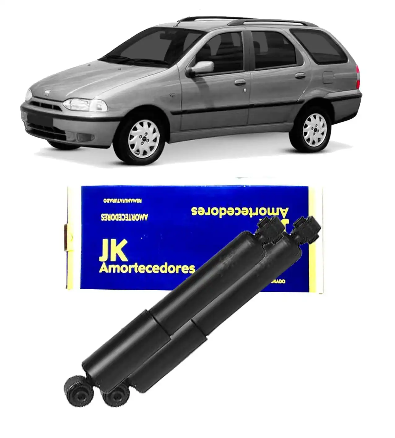 AMORTECEDOR TRASEIRO FIAT PALIO WEEKEND 1995/ REMAN JG