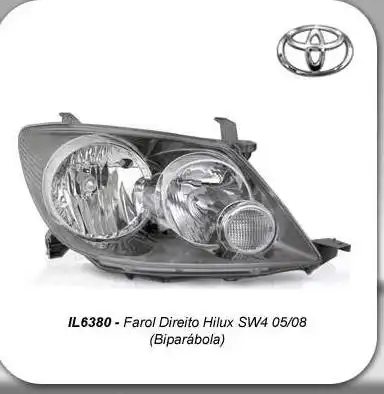 FAROL TOYOTA HILUX SW4 05/08 ESQ
