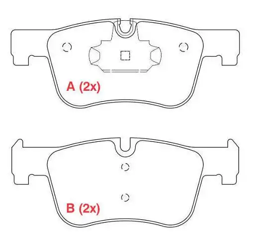 PASTILHA FREIO DIANTEIRA BMW 320I 2012 A 2018 SISTEMA CBI