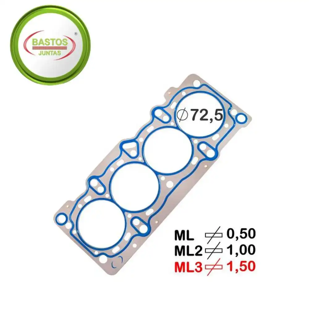 JUNTA CABECOTE UNO 1.4 8V FIRE EVO 2010 A 2016 METAL 1,5MM