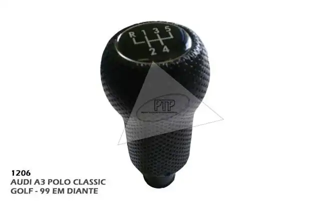 MANOPLA ALAVANCA CAMBIO GOLF 99/ ANEL CROMADO