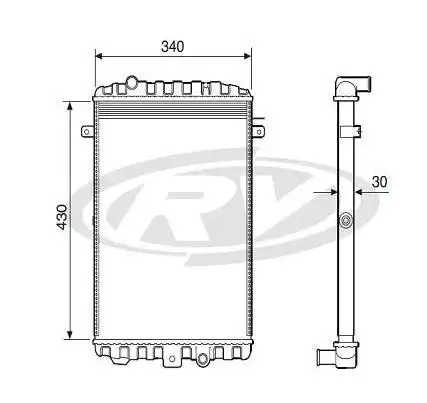 RADIADOR GOL G1 1.0 1.6 1.8 1987 A 1994 SEM AR