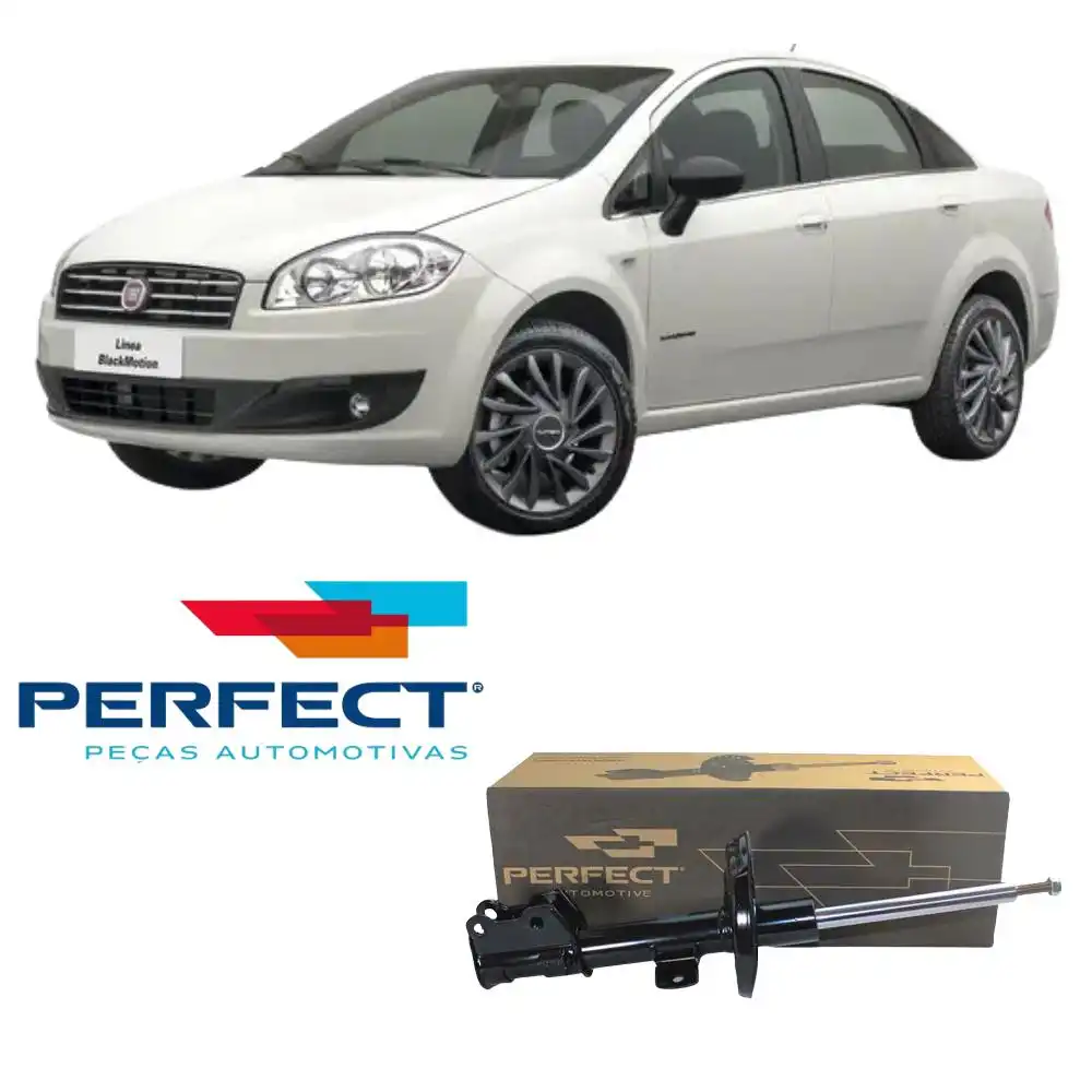 AMORTECEDOR DIANTEIRO FIAT LINEA 2008 A 2016 ESQUERDO