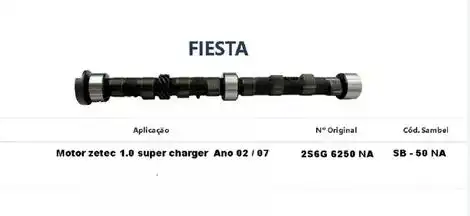COMANDO VALVULA FIESTA 1.0 SUPERCHARGER 03/07