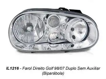 FAROL GOLF 1999 A 2006 DUPLO S/AUXILIAR DIR