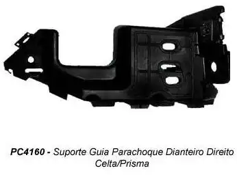 GUIA PARACHOQUE DIANT CELTA 2007 A 2016 DIR