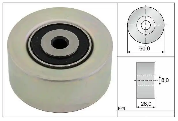 POLIA CORREIA ALTERNADOR PEUGEOT 206 1.4 8V 2002/