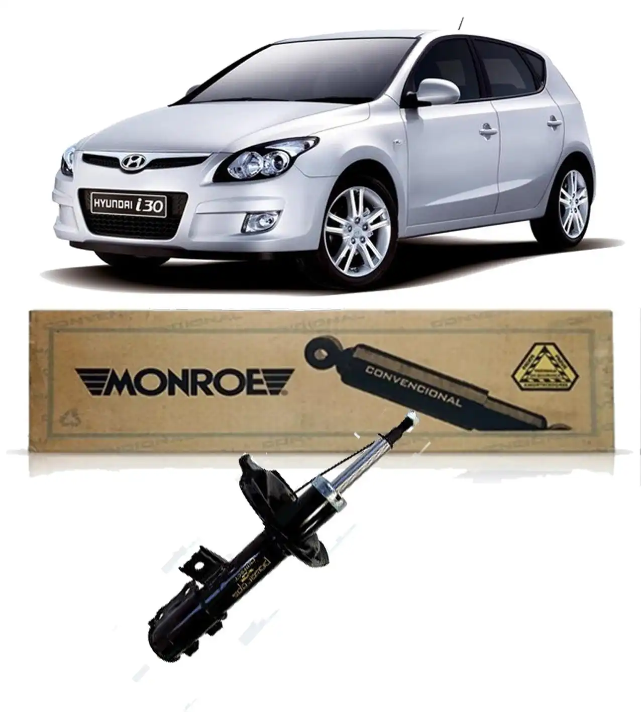 AMORTECEDOR DIANTEIRO HYUNDAI I30 2009 A 2012 ESQUERDO