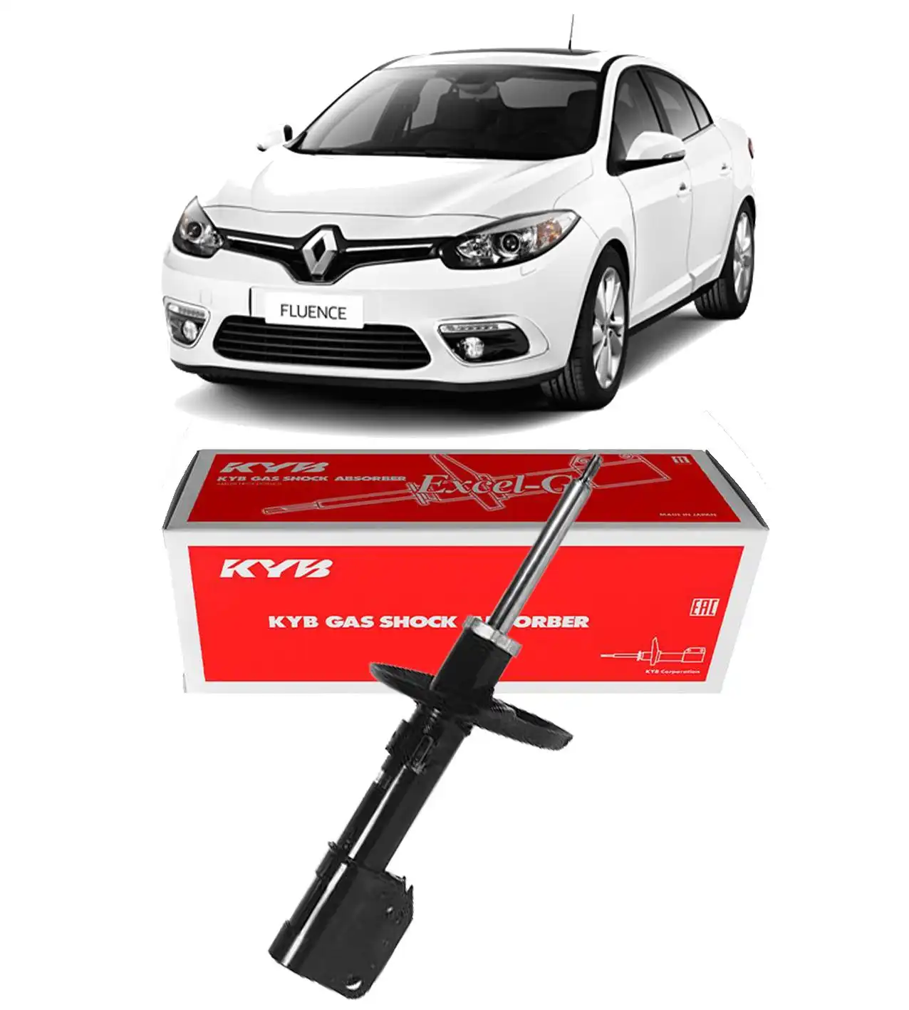 AMORTECEDOR DIANTEIRO RENAULT FLUENCE 2011 A 2017