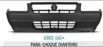 PARACHOQUE DIANT FIAT UNO FIRE 2008/2011 WAY CINZA